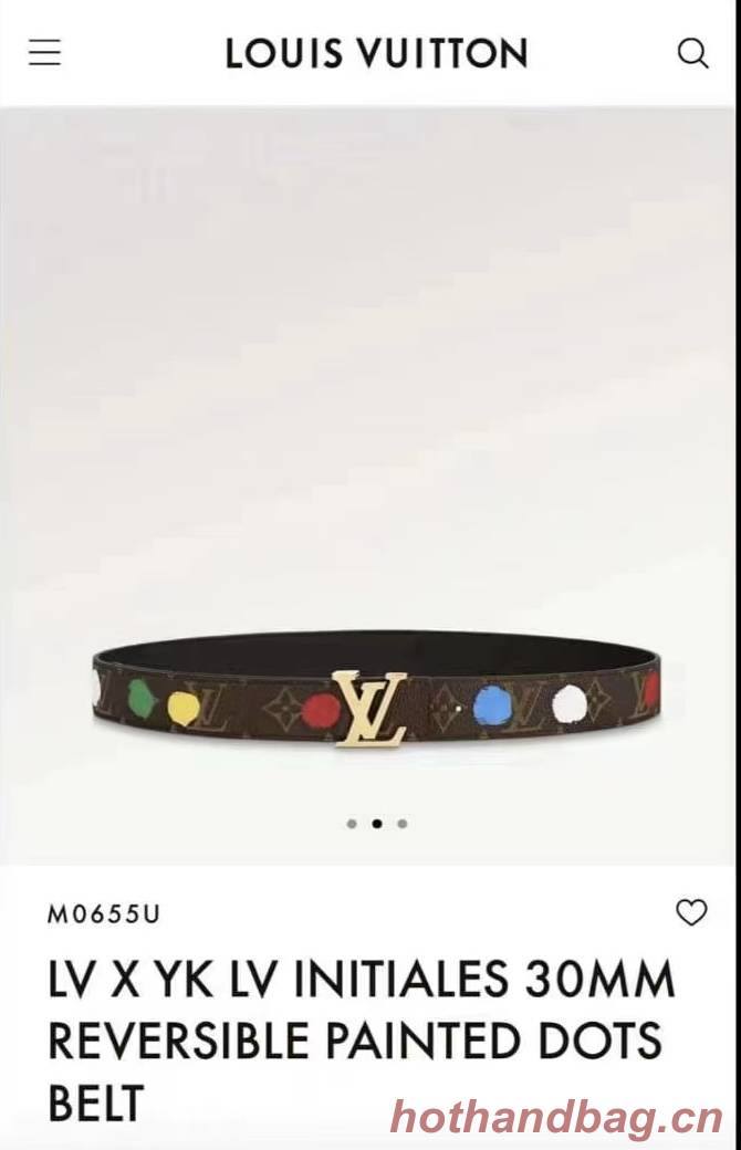 Louis Vuitton Belt 30MM LVB00163